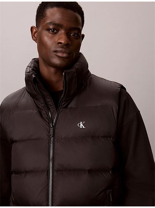 svls nylon zip off hood down puff CALVIN KLEIN JEANS | LV04RG514GUB1
